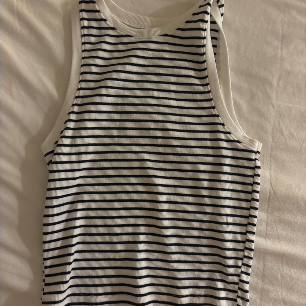 Striped Sleeveless Top